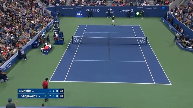 Gael Monfils Vs Denis Shapovalov | US Open 2019 R3 Highlights