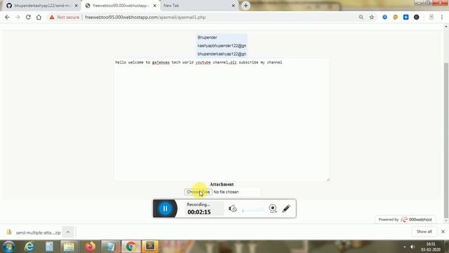 Send multiple attachment with php mail function|using Ajax and jquery|without page refresh смотреть онлайн