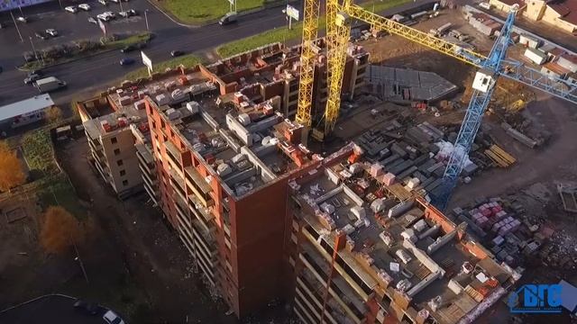 ЖК «Маршал». Ход строительства Октябрь 2019 смотреть онлайн