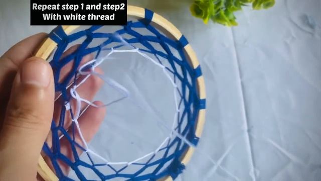 Dream catcher | evil eye ? | step by step tutorial #dreamcatcher #hoops смотреть онлайн