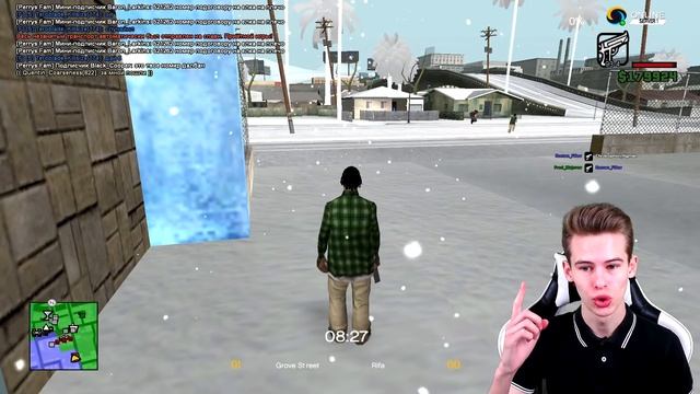 ПУТЬ БОМЖА НА ОНЛАЙН РП #8 - ПЕРВЫЙ КАПТ В ГЕТТО ONLINE RP (SAMP MOBILE) смотреть онлайн