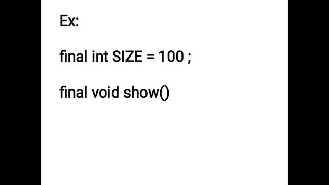 ch-21 #Final variable, methods, class. смотреть онлайн