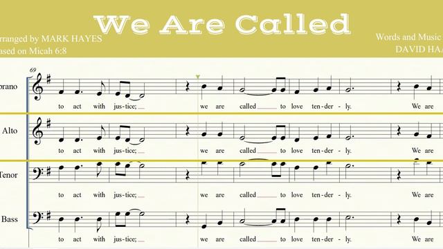 We Are Called | SATB | Alto смотреть онлайн