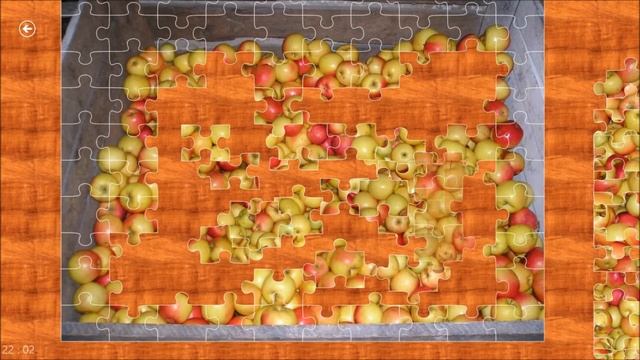 Puzzle Frenzy: Solving an 100 piece puzzle "Apple cellar" смотреть онлайн