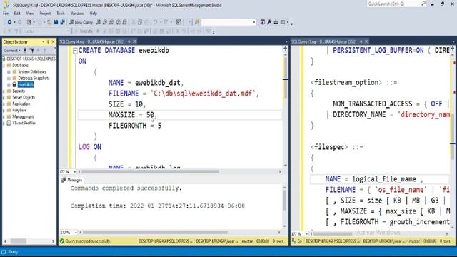 2 Bases de Datos en SQL Server ⚡️ CREATE, ALTER Y DROP DATABASE ⚡️ Curso de ▷ SQL ◁ desde cero 2022 смотреть онлайн