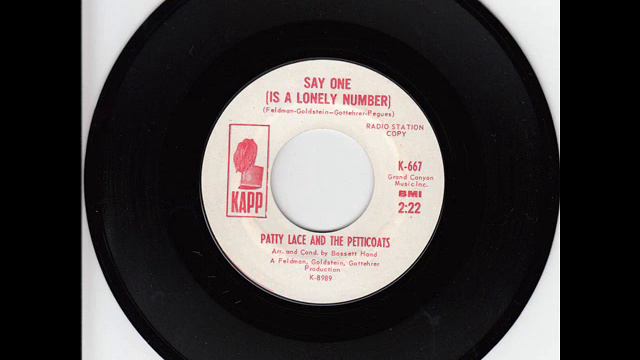 Patty Lace & The Petticoats - A New Boy / Say One (Is A Lonely Number) (Kapp 667) 1965 смотреть онлайн