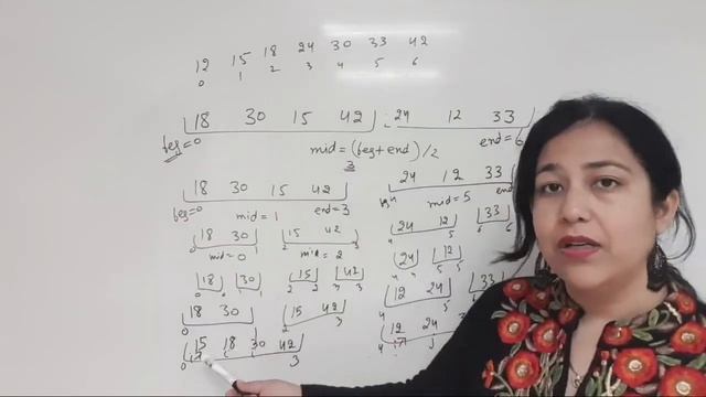 Merge Sort, Working And Algorithm смотреть онлайн