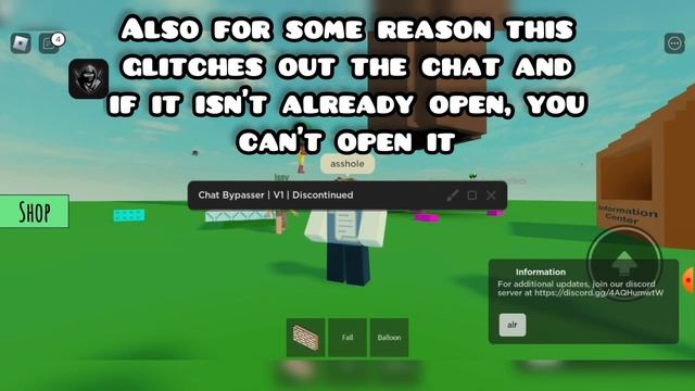 Roblox FE Script Showcase - Chat Bypasser! (PATCHED) смотреть онлайн