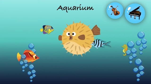 Aquarium from Carnival of the Animals - Listening Map смотреть онлайн