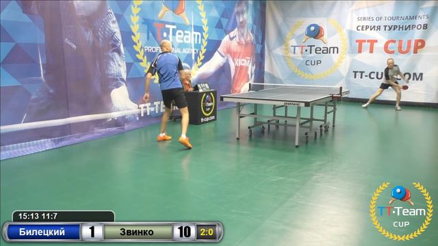 Билецкий - Звинко. 20 декабря 2016. TT Cup смотреть онлайн