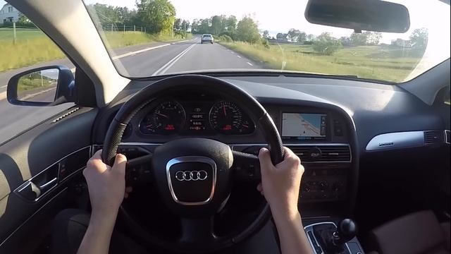 2005 Audi A6 3.2 FSI vs Audi A6 3.2 FSI Allroad POV test drive acceleration смотреть онлайн