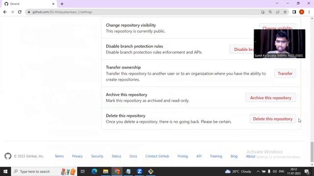 #3.How to Delete a GitHub Repository | Step-by-Step Tutorial смотреть онлайн
