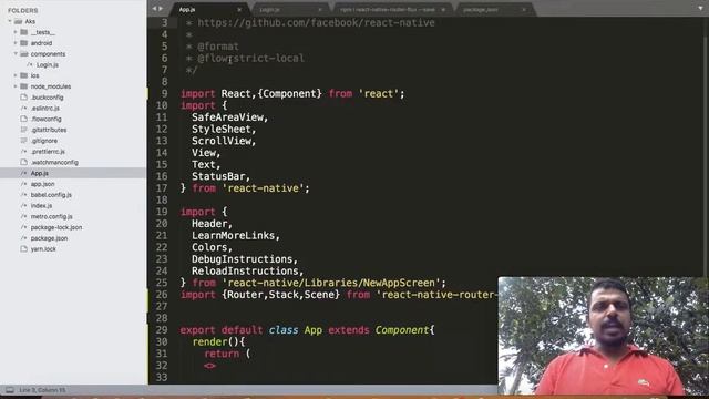 React Native Router - Login and Register Page Using Router-Flux | React Native Part-7 Malayalam смотреть онлайн