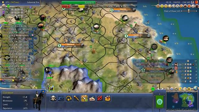 Lets Play Civ 4 Deity 43 (Zara Yakob) part 7 Final смотреть онлайн