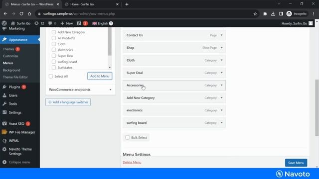 How to add mega menu on header in WordPress | WordPress tutorial | navoto ecommerce #navoto смотреть онлайн