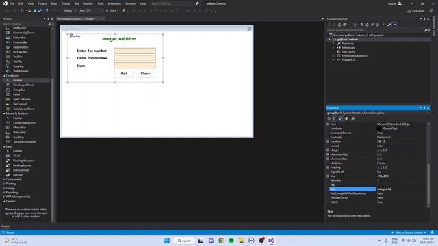 C# Windows Forms Application Intro смотреть онлайн