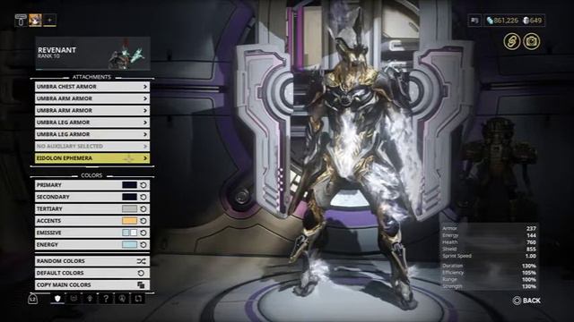 Warframe: Revenant Fashion Frame смотреть онлайн