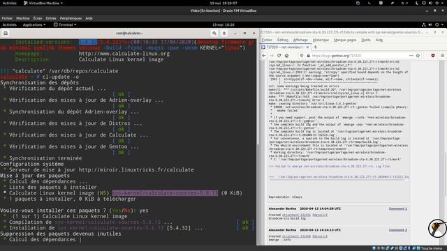 Gentoo / Calculate Linux : Appliquer un patch perso à un logiciel смотреть онлайн
