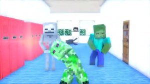 Майнкрафт клип: Зелёный Няша крипер от Дамбо Music