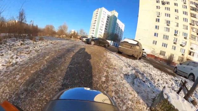 Зимний эндуро на скутере и покупка мотоцикла. смотреть онлайн