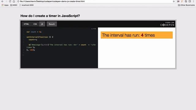 How do I create a timer in JavaScript? смотреть онлайн