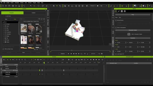 iClone 8 | Tips & Tricks - How to Animate a dance with spinning boxes (Download Dance motion below) смотреть онлайн