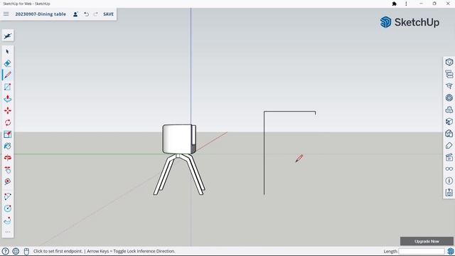 Sketchup Tutorial: How to make a dining table ? || By Vijay смотреть онлайн