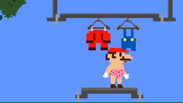 Mario's Choosing the Ideal Tiny from the Vending Machine | Game Animation смотреть онлайн