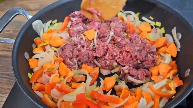 Bauernessen In Eile! Omas Rezept Für Fleisch Und Gemüse! Eintopf Gericht In 5 Minuten!