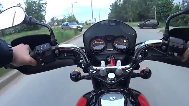 Bajaj Boxer 125, как нужно крутить двигатель!!!