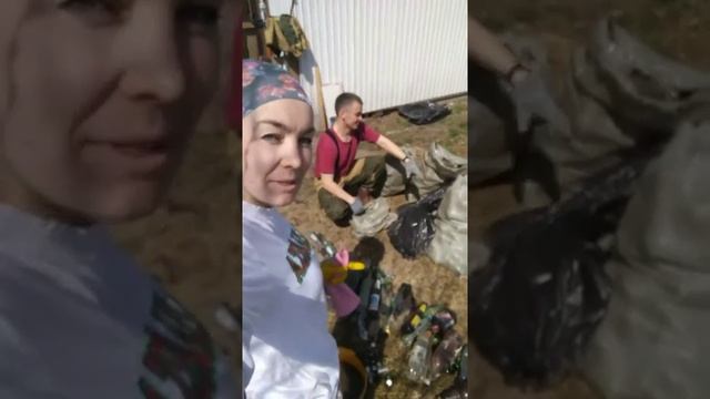 Субботник на территории ТОС _Новые Мамоны_ Впервые! Раздельно собрали мусор и сдали! смотреть онлайн