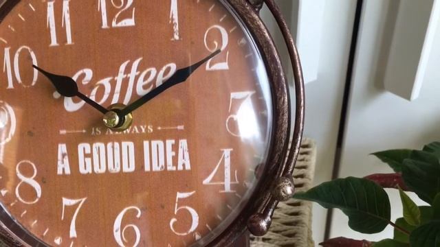 Часы настольные ГРАММОФОН, металл, 18x16x28 см  385348