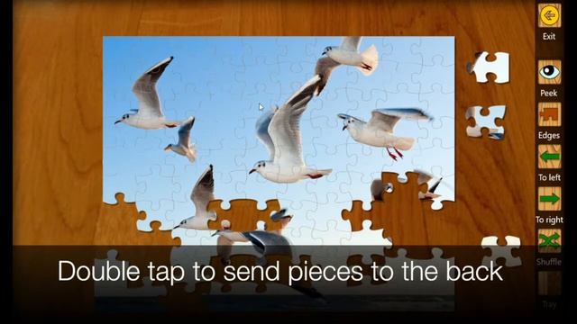 Send pieces to the back | Jigsaw Puzzle Frenzy смотреть онлайн
