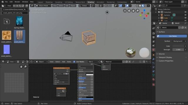 Редактор шейдеров (нодов) / Shader (Node) Editor | Основы Blender 2.80 смотреть онлайн