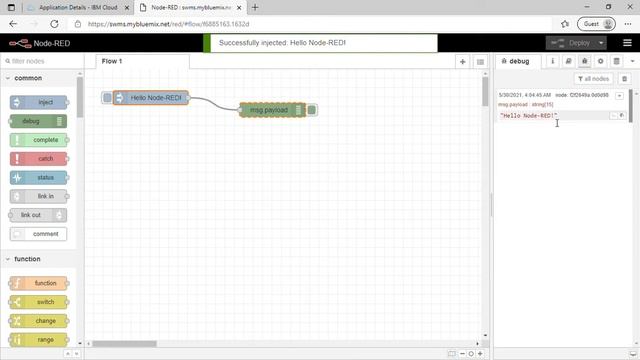 Node RED swms mybluemix net and 1 more page Guest Microsoft Edge 2021 05 30 04 04 25 смотреть онлайн