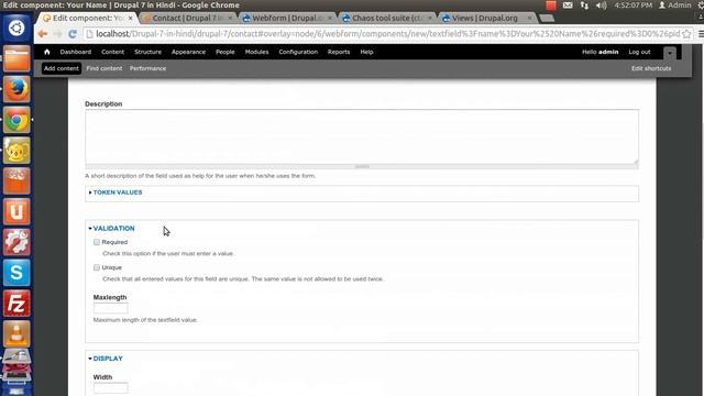 How to Create Contact Us Page Using Webform module in Drupal 7 Development in Hindi смотреть онлайн