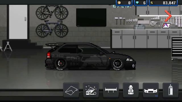 Pixel Car Racer 6.5 секунд - настройка двигателя k20. смотреть онлайн