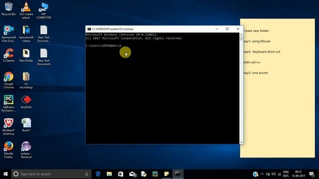 How to create, rename and delete a folder on the desktop смотреть онлайн