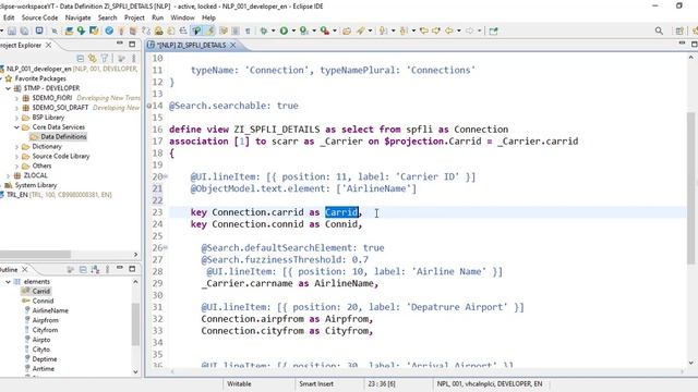 PART 3 - CDS Annotations to create Fiori Application using Business Application Studio смотреть онлайн