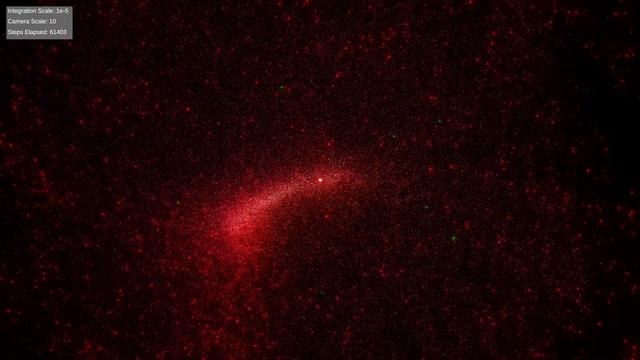 N-Body Simulation with 70,000+ Particles смотреть онлайн