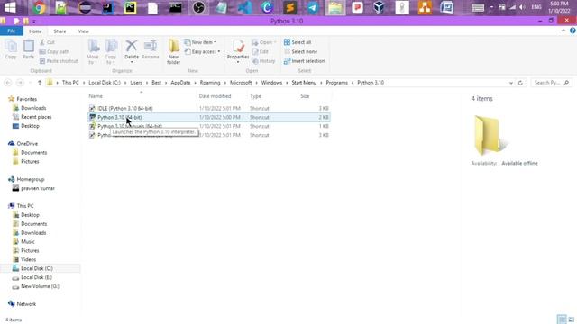 Python Installation on Windows смотреть онлайн