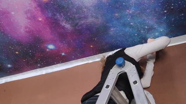 How to Make a Star Ceiling | Galaxy Ceiling and Glow-in-the-Dark Stars смотреть онлайн