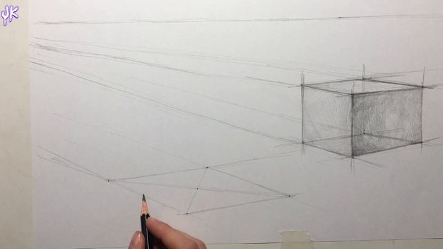 Two-Point PERSPECTIVE drawing GUIDE for BEGINNERS ep.3 смотреть онлайн
