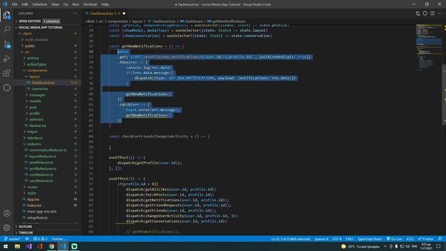 Social media app using React & Express - Messages Part-3 смотреть онлайн
