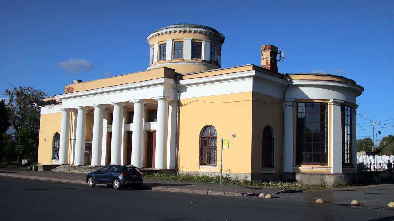 От Балтийского вокзала до Красного Села на электричке. смотреть онлайн