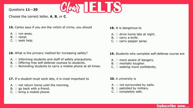IELTS Listening Practice test 2021 with answers смотреть онлайн