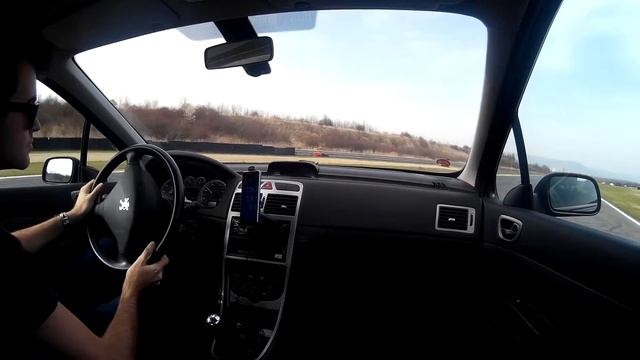 Autodrom Most - Trackday Driving Peugeot 307 3.4.2016 stint 2 overtaken by everyone смотреть онлайн