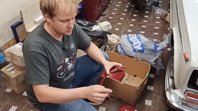 Jawa 360 72г.  Начало ремонта, черновая сборка нестандартной Явы.