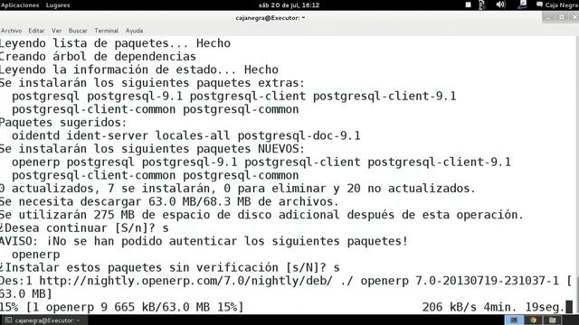 Programas en Debian - Instalación OpenERP (Parte 1/3) смотреть онлайн