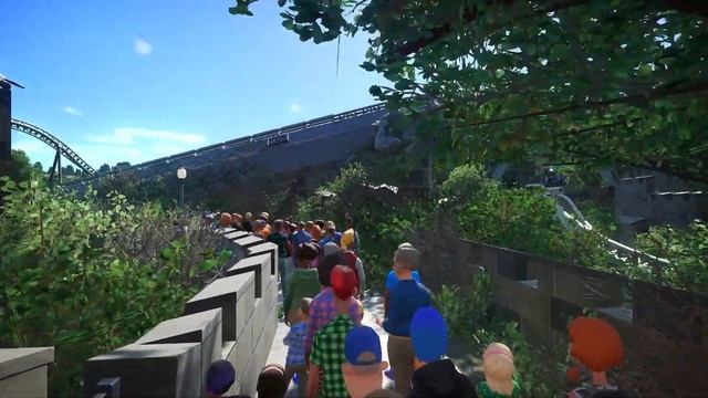PARK TOUR! - Realistic Planet Coaster Park - Wonder World Tour смотреть онлайн